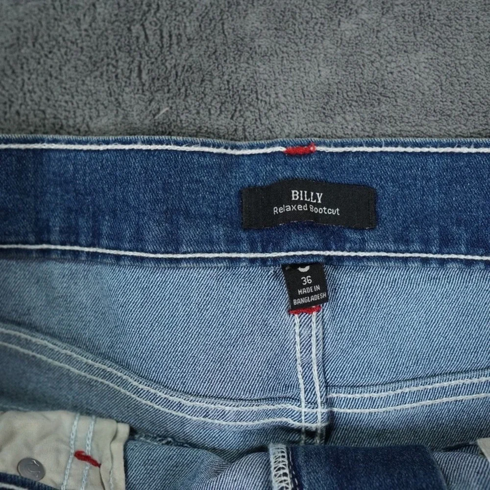 True Religion Billy Relaxed Bootcut Jean Men 36x34 Bootcut‎ Spellout Streetwear